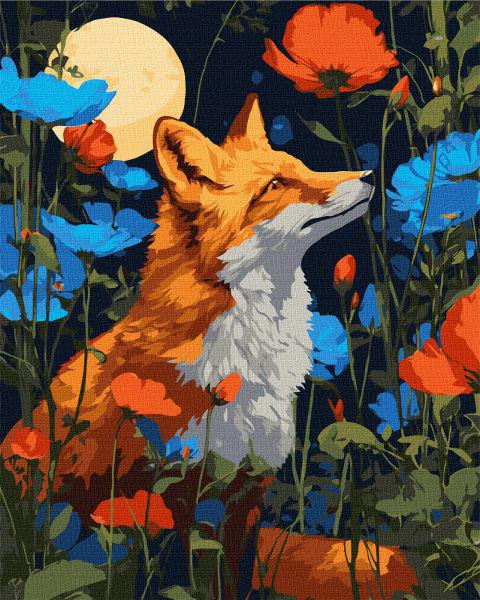 Картина за номерами Ideyka Квіти під лапами 40x50 см (Id-KHO6852)