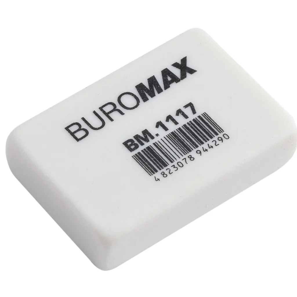 Набір гумок Buromax М прямокутні 32x22x8 мм 60 шт. Білий (BM.1117)