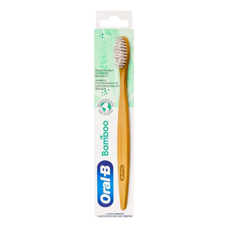 Зубна щітка Oral-B Bamboo м'яка 1 шт. (3014260106546)