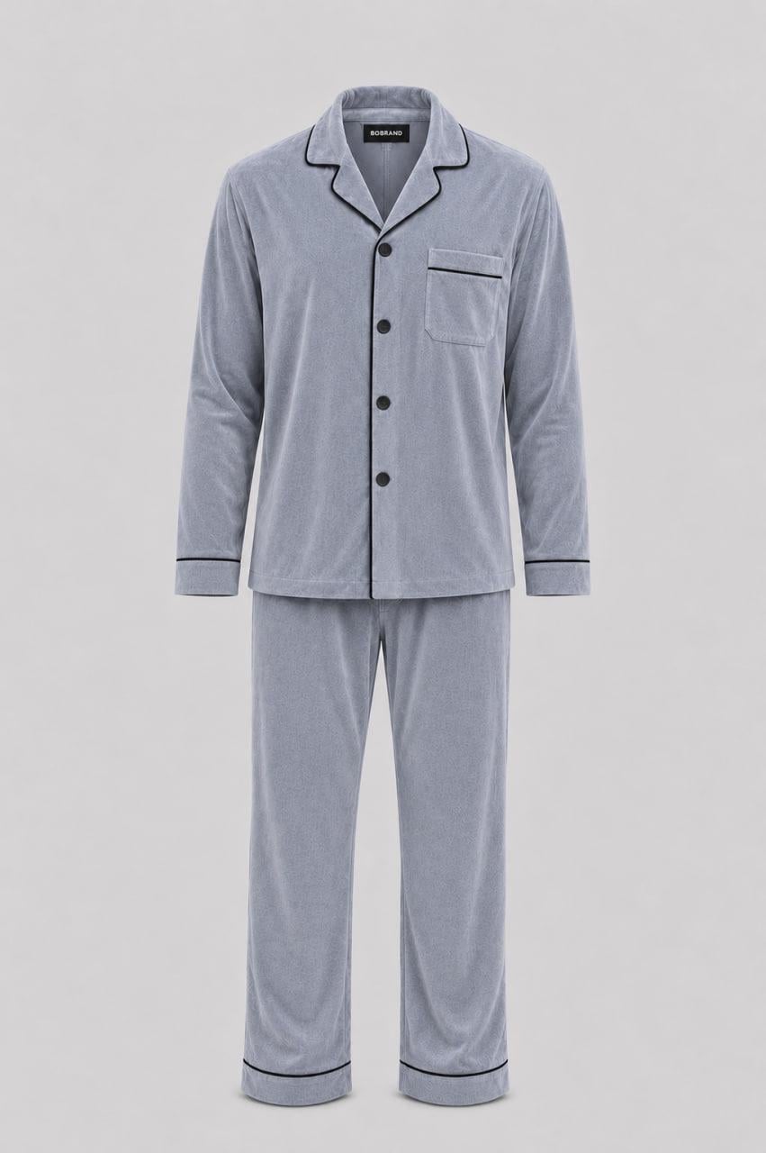 Піжама чоловіча тепла BO.Brand 2XL Сірий (30784)