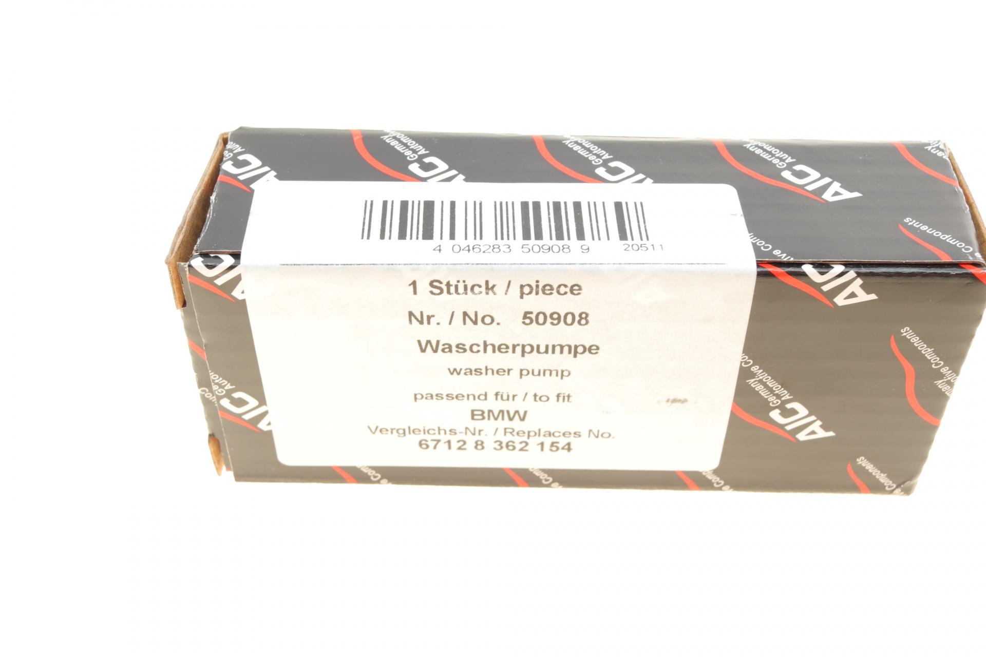 Насос омывателя стекла Aic моно BMW 3 E36/E46/E90/5 E39/E607 E38/E65/E66/E67 91-11 (50908) - фото 8