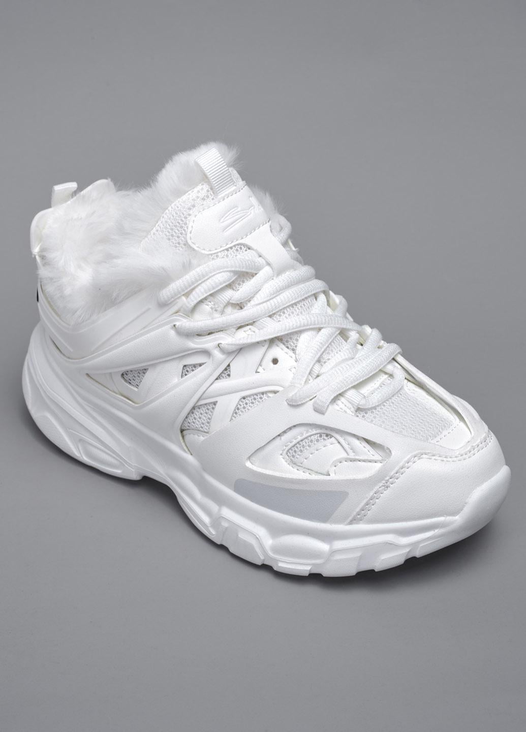 Кроссовки женские Stilli CX655-2 зимние на меху р. 37 Белый (341984_37)