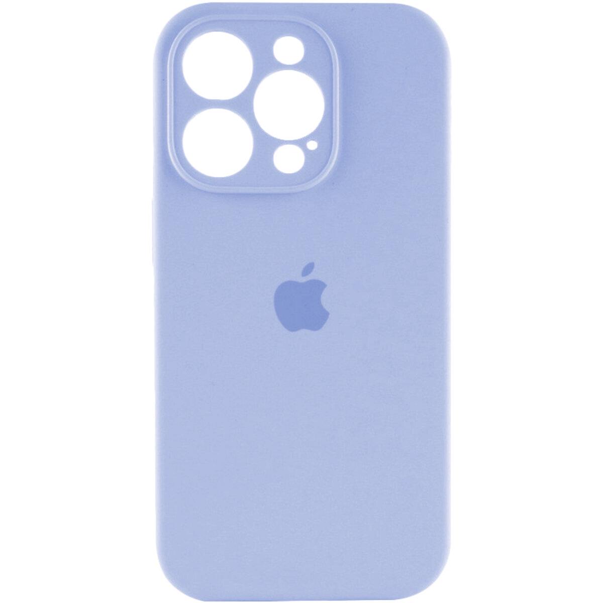 Протиударний чохол для Apple iPhone 13 Pro Silicone Full Case AA Camera Protect / Lilac