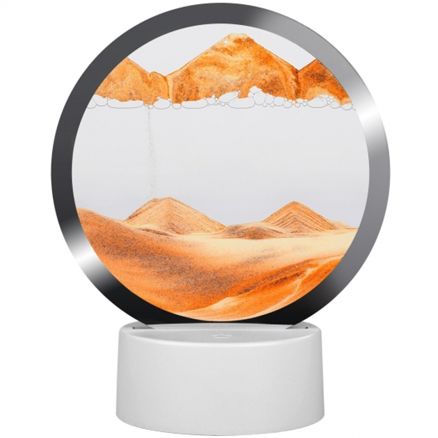 Нічник настільний Sandscape LED RGB з 3D пісочним годинником (5001)
