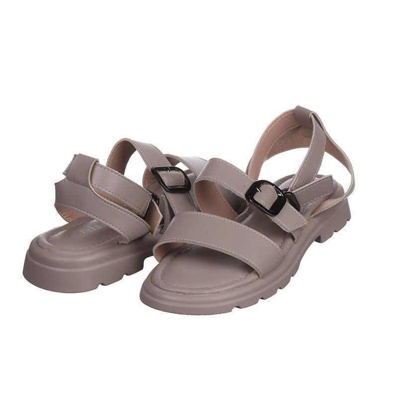 Босоножки женские MeiDeli W1390-18 кожаные р. 40 Бежевый (30051)