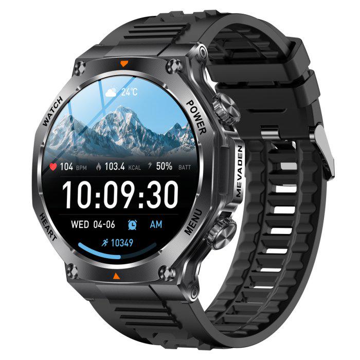 Смарт-годинник UWatch Smart Mevaden Ultra Black Rubber з ремінцями 2 шт. (2044) - фото 8 Смарт-годинник UWatch Smart Mevaden Ultra Black Rubber з ремінцями 2 шт. (2044) - фото 8