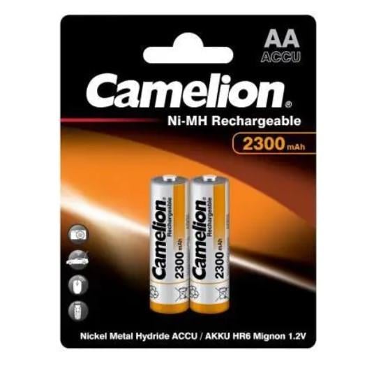 Комплект акумуляторів Camelion AA/R06 Ni-Mh 1,2V 2300 mAh 2 шт. (29769259)