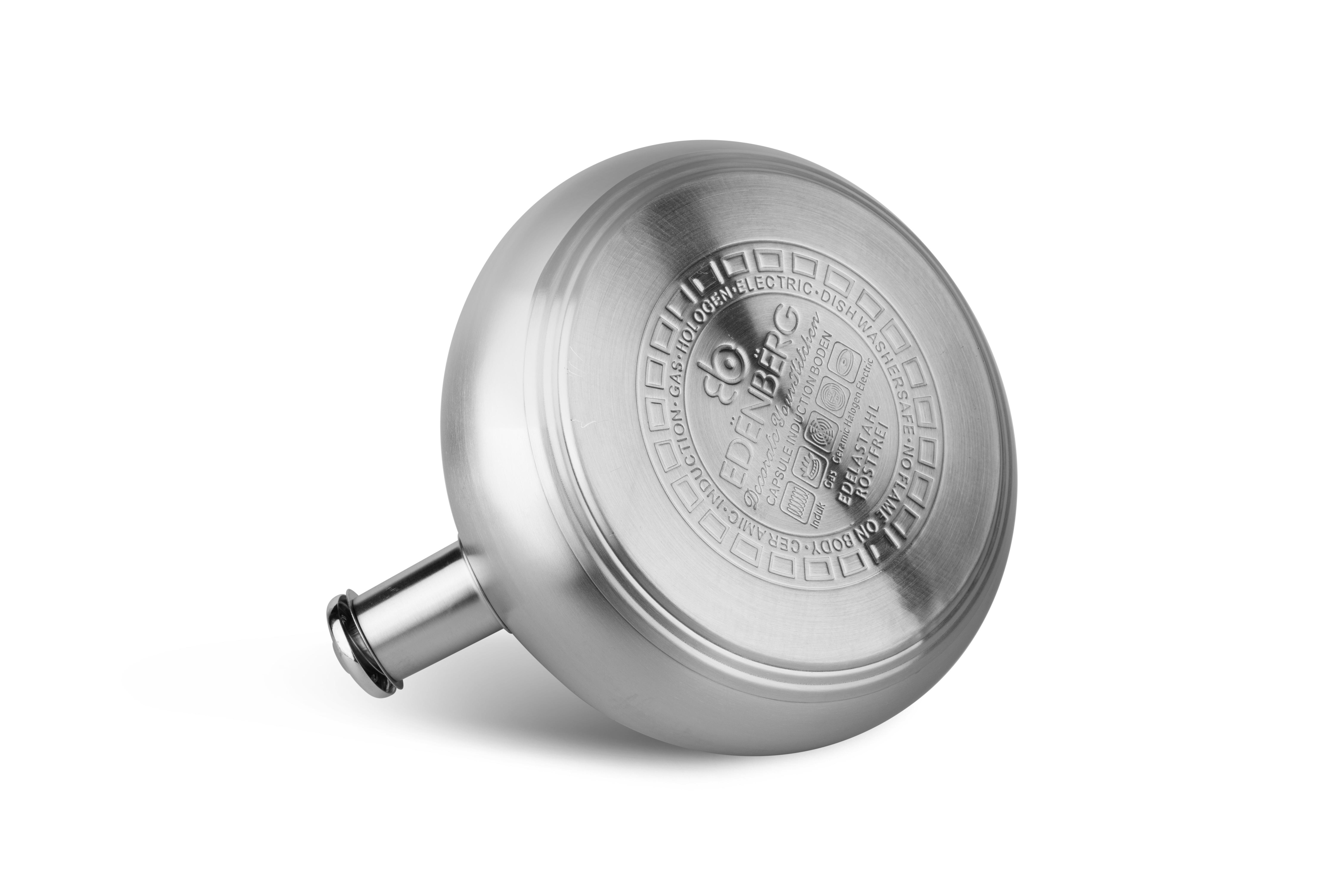 Чайник зі свистком Edenberg EB-2436 із нержавіючої сталі 3 л Чорний (57-46-EB-2436-1) - фото 3 Чайник зі свистком Edenberg EB-2436 із нержавіючої сталі 3 л Чорний (57-46-EB-2436-1) - фото 3