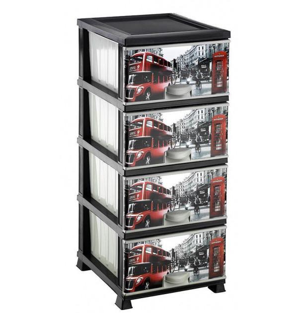 Комод пластиковый Efe Plastics Лондон (MR12254)