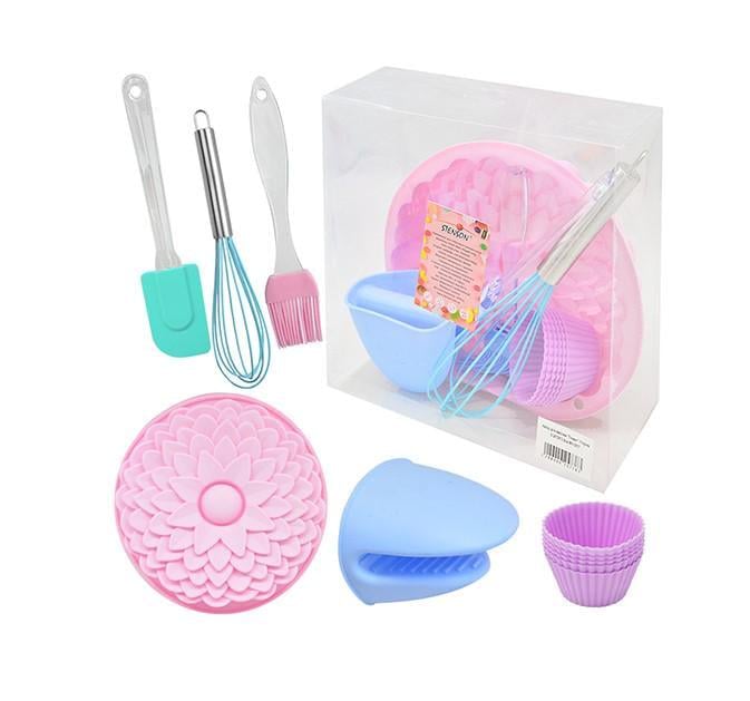 Набор для выпечки силиконовый формы/венчик/кисть/лопатка/прихватка 11 пр. (AN013174)