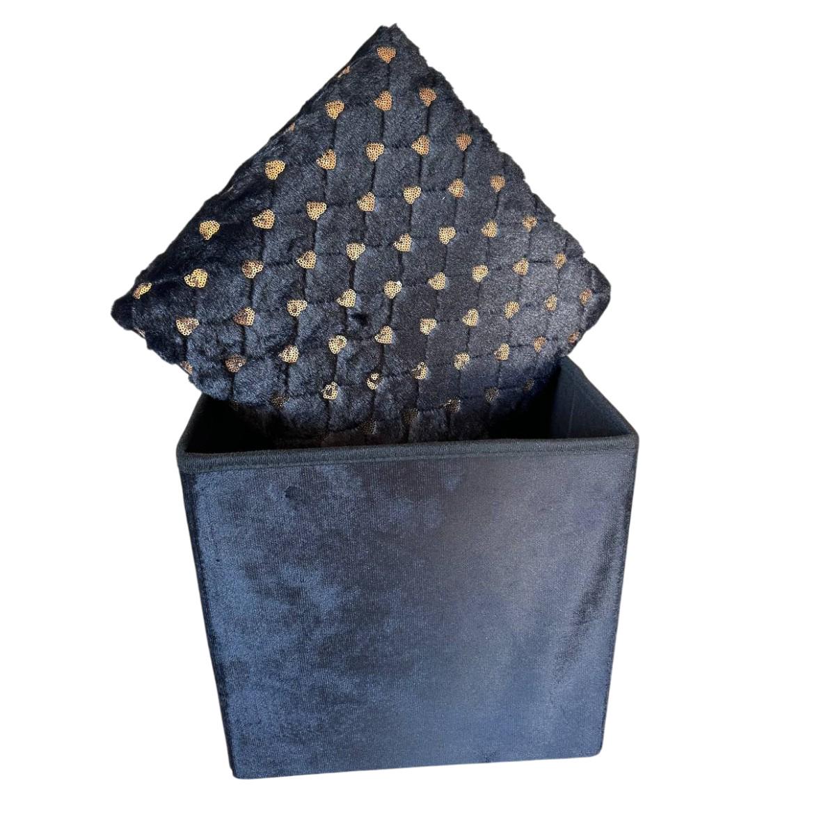 Пуф складной Golden dots 35х35х33 см (R33444)