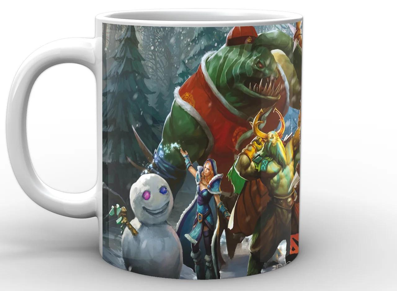 Чашка GeekLand Dota постер 330 мл Белый (DT.02.027)