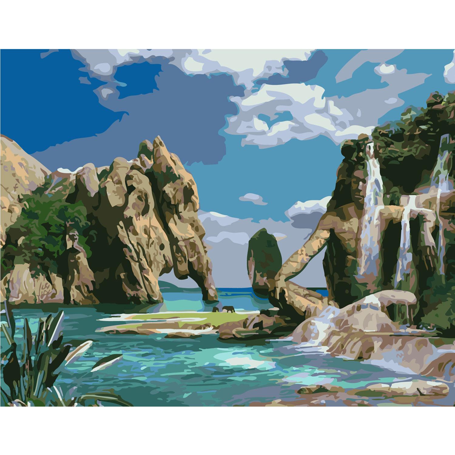 Картина по номерам Strateg Потерянный мир 40х50 см (SY6313)