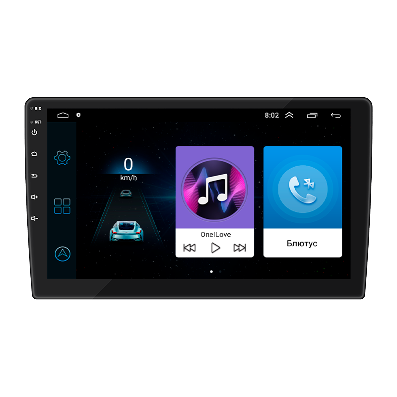 Автомобильная магнитола 2 din 9" Lesko W-09 1/16 Wi-Fi GPS Android 2 дин