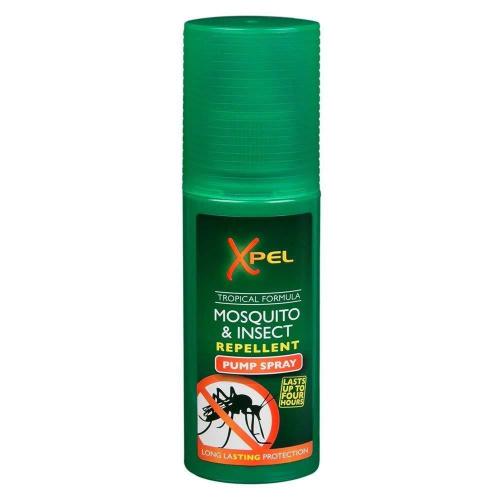 Спрей от комаров с натуральным репеллентом Xpel Tropical Formula Mosquito & Insect Repellent Pump Spray 120 мл (20204291)