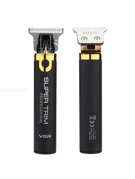 Тример для стрижки VGR V-082 волосся та бороди з трьома насадками (2134436770)