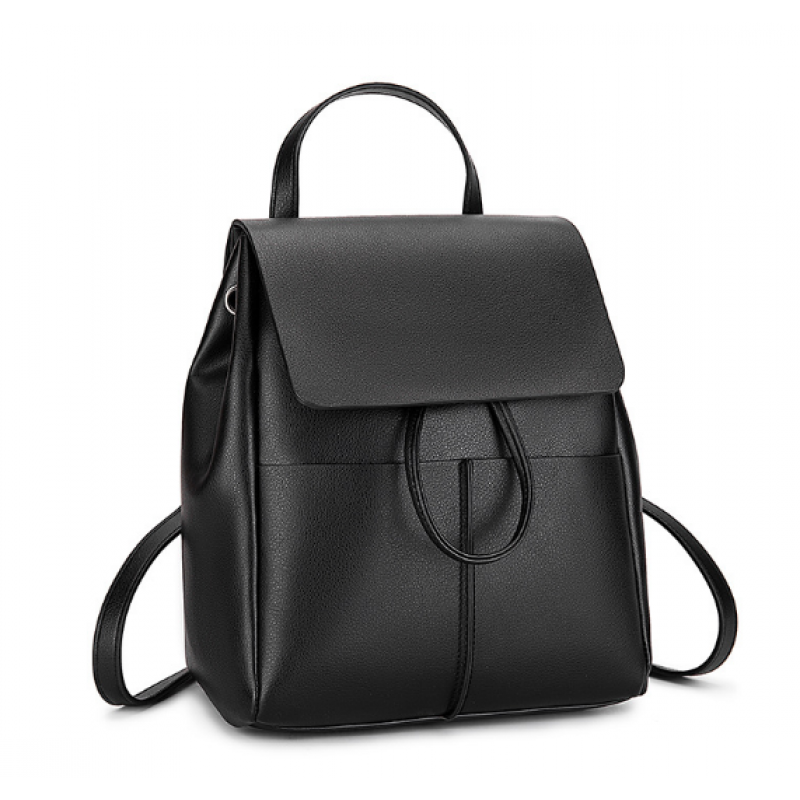 Рюкзак жіночий класика 30х24х14 см Чорний (799) - фото 5 Рюкзак жіночий класика 30х24х14 см Чорний (799) - фото 5