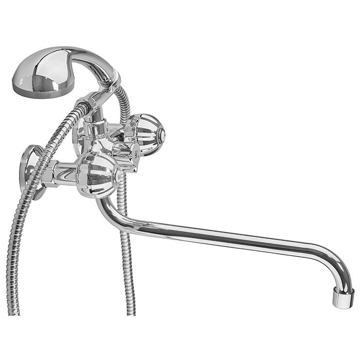 Змішувач для ванної Zerix DMT 836 ZX0019 двовентильний Хром (127949)