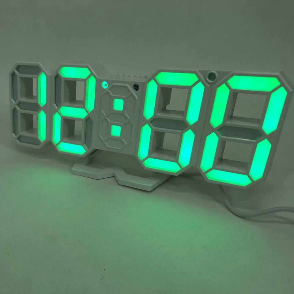 Настольные часы электронные с будильником и термометром (LY-1089 LED)