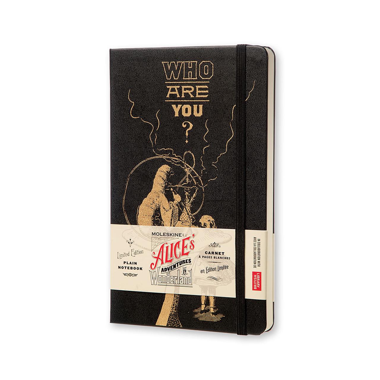 Блокнот Moleskine Limited Alice средний 240 страниц нелинованный 13х21 см Черный