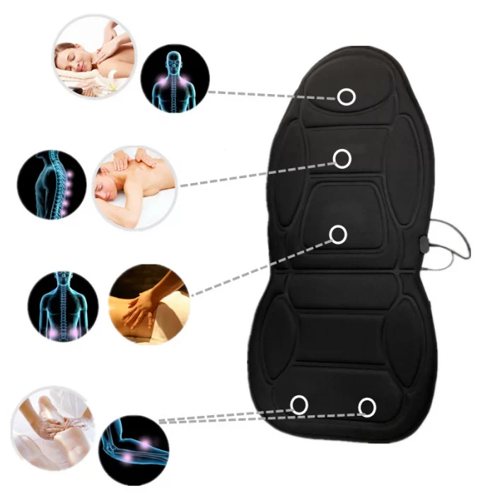 Накидка на кресло с подогревом Massage JB-616C 12/220V и пультом - фото 3