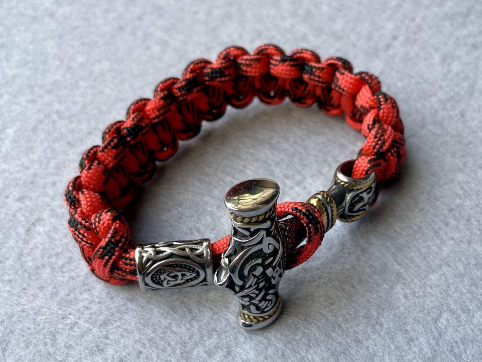 Браслет із паракорду Молот Тора