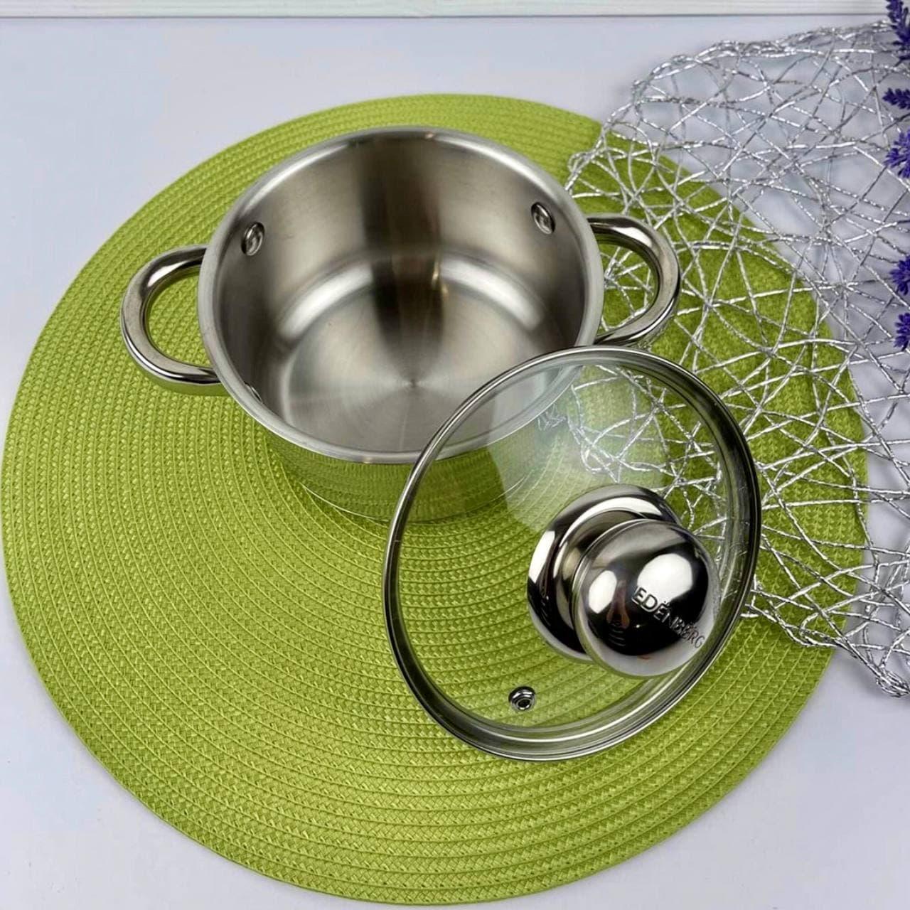 Каструля Edenberg EB-3001 0,6 л та кришкою - фото 2 Каструля Edenberg EB-3001 0,6 л та кришкою - фото 2