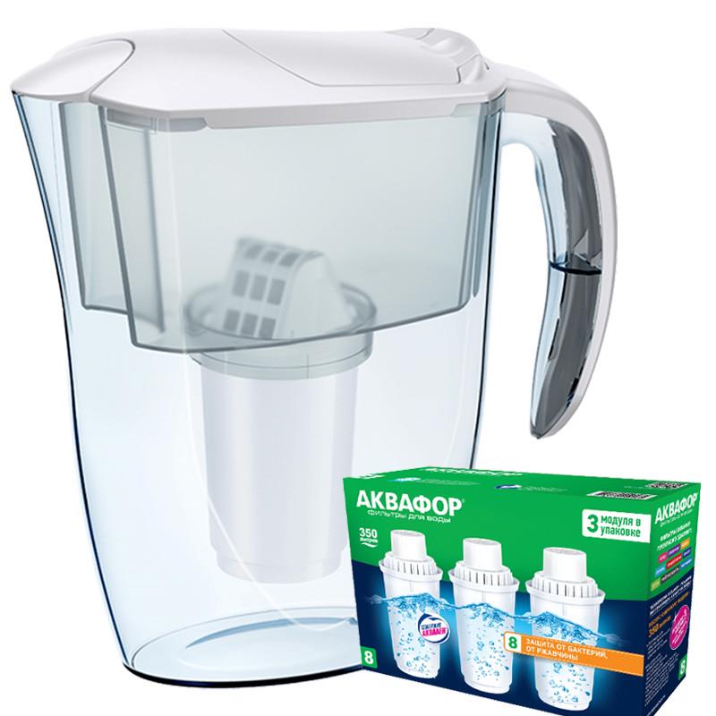 Фильтр-кувшин Аквафор Dalia три модуля В8 Белый (1998248417)