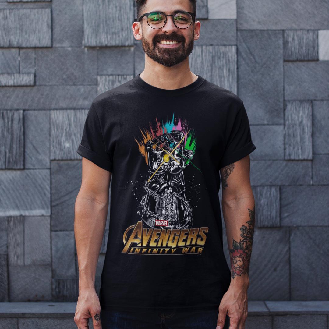 Футболка унісекс Marvel Avengers Infinity War S Чорний (00000011282)