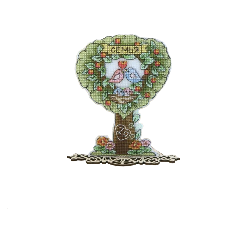 Набір для вишивки хрестиком Crystal Art Т-69 Т-69 Обереги Сімейне дерево (42361)