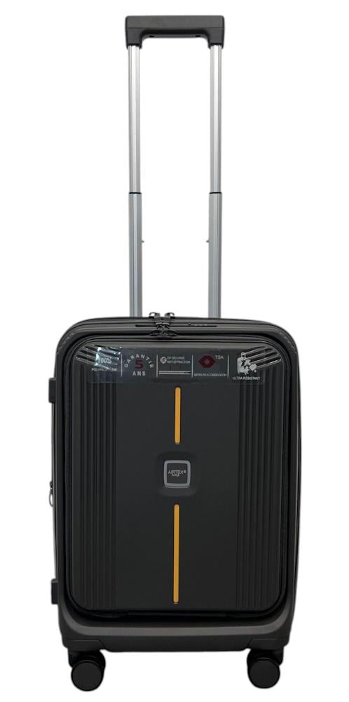 Валіза мала під ручну поклажу Airtex 647 поліпропілен S Сірий - фото 7