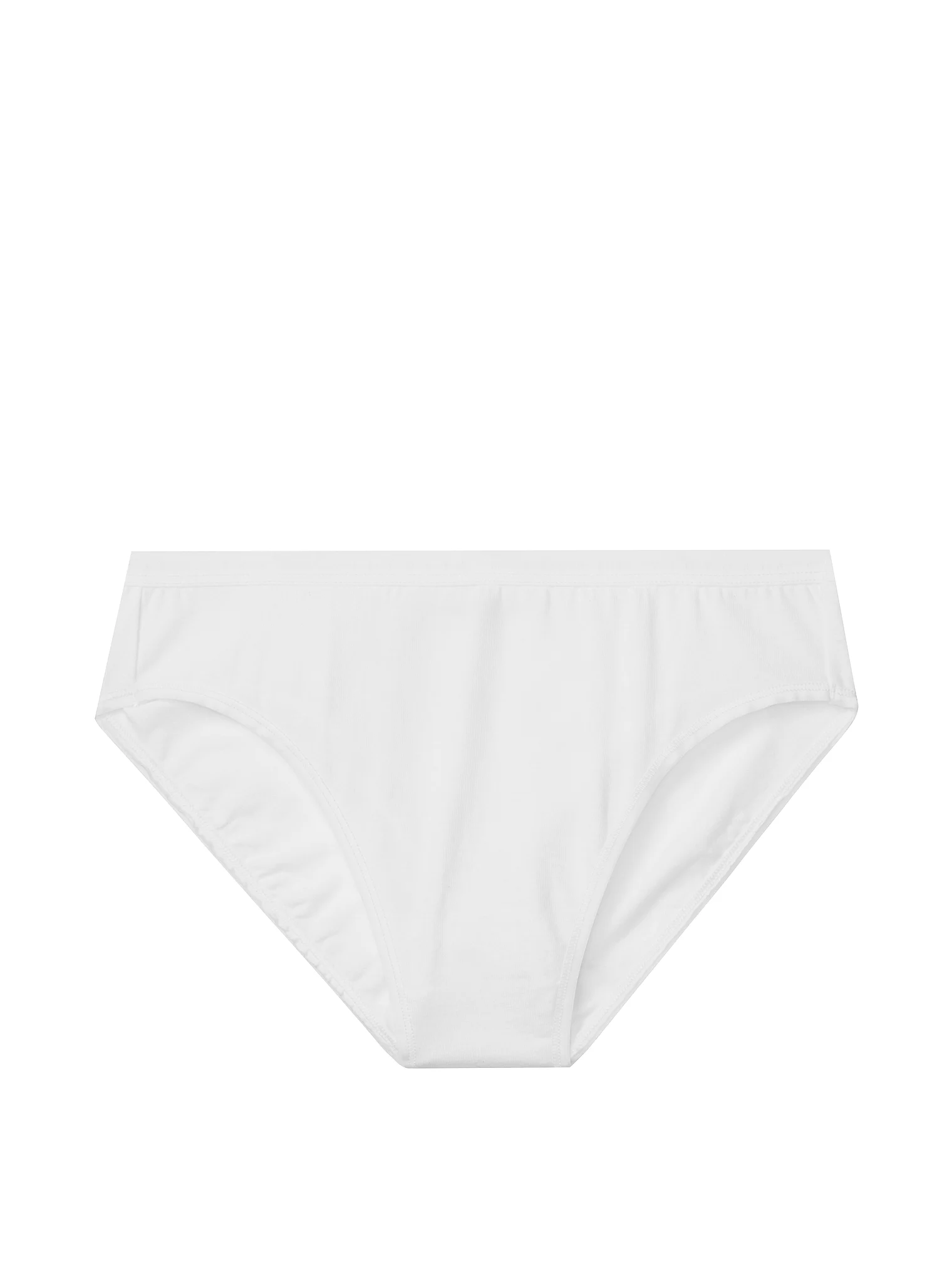 Труси Victoria's Secret Stretch Cotton High-Leg Brief Panty L Білий (27317953)