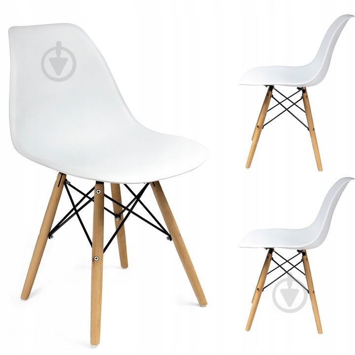 Крісло JUMI Scandinavian Design White - фото 2