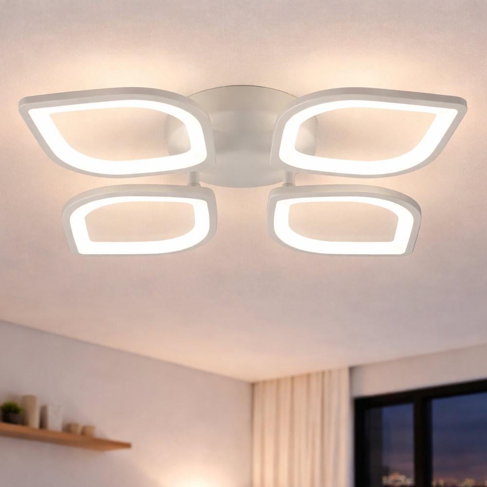 Люстра потолочная светодиодная Light House SRS-20692/4 WT 80W Белый Люстра потолочная светодиодная Light House SRS-20692/4 WT 80W Белый