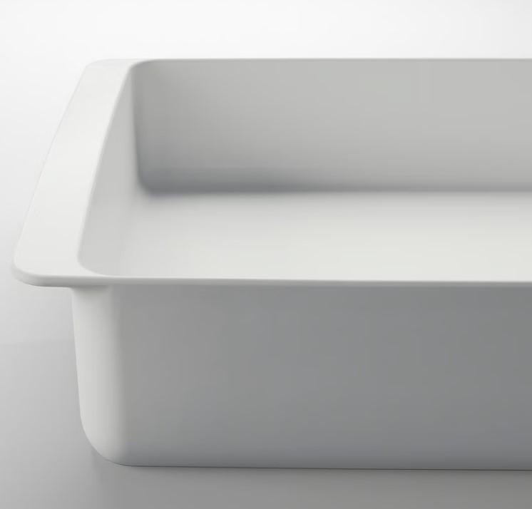 Форма для запікання прямокутна 38x26 см Білий (29191872) - фото 2 Форма для запікання прямокутна 38x26 см Білий (29191872) - фото 2