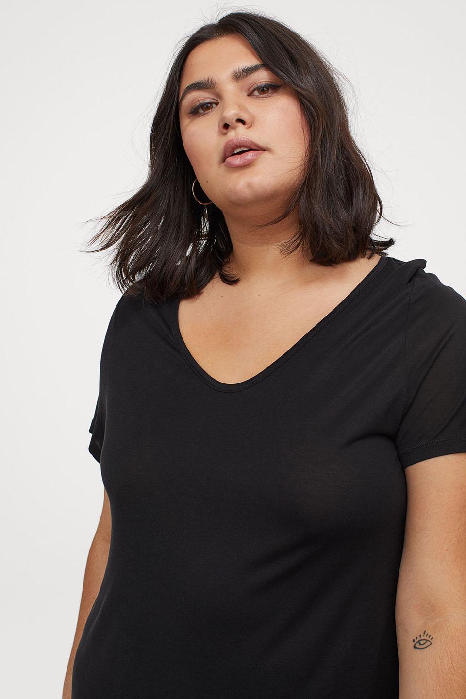 Футболка H&M L Черный (976719b39)