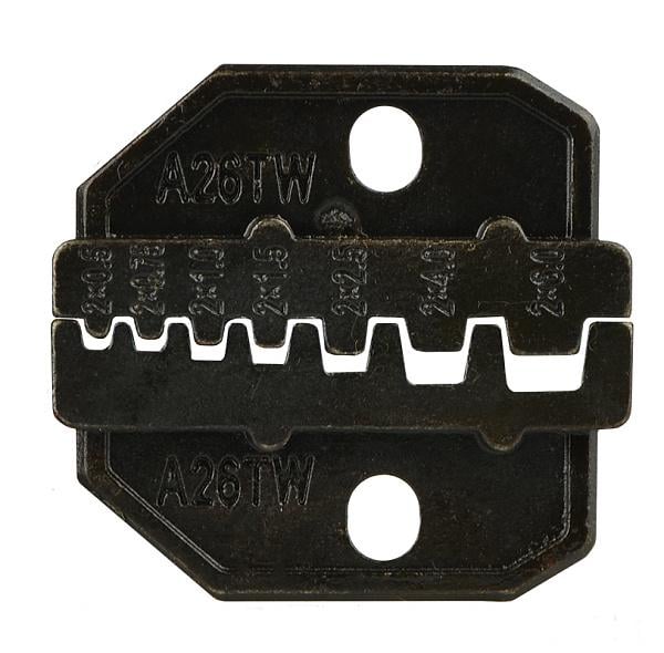 Обжимний інструмент АСКО-УКРЕМ HS-26TW 0,5-6 мм2 для подвійних трубчастих наконечників (A0170010125) - фото 3