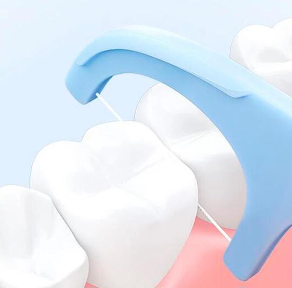 Зубна нитка Soocas Dental Floss 50 шт. Blue (180091) - фото 4 Зубна нитка Soocas Dental Floss 50 шт. Blue (180091) - фото 4