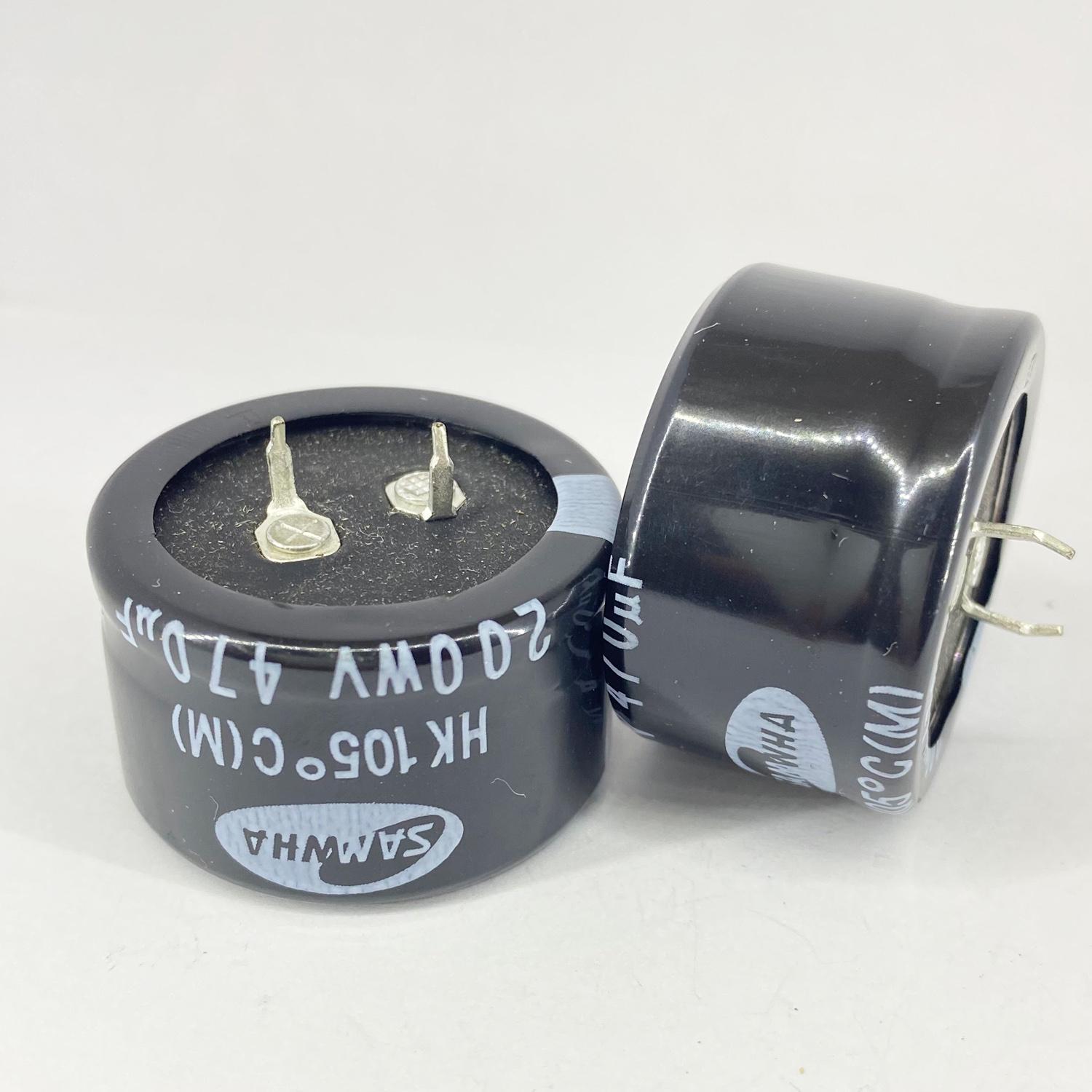 Электролитические конденсаторы Samwha 470 мкф 200V 35x25 мм 105 °C (5446)