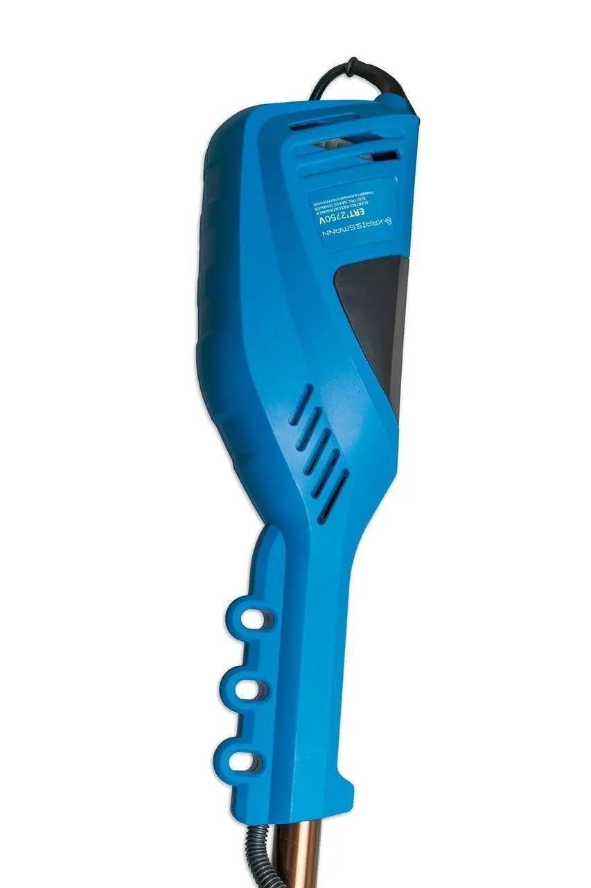 Коса газонная электрическая KRAISSMANN ERT 2750V шпуля с леской/3-лепестковый косильный нож/насадка-высоторез/шина 300 мм (24636736) - фото 2