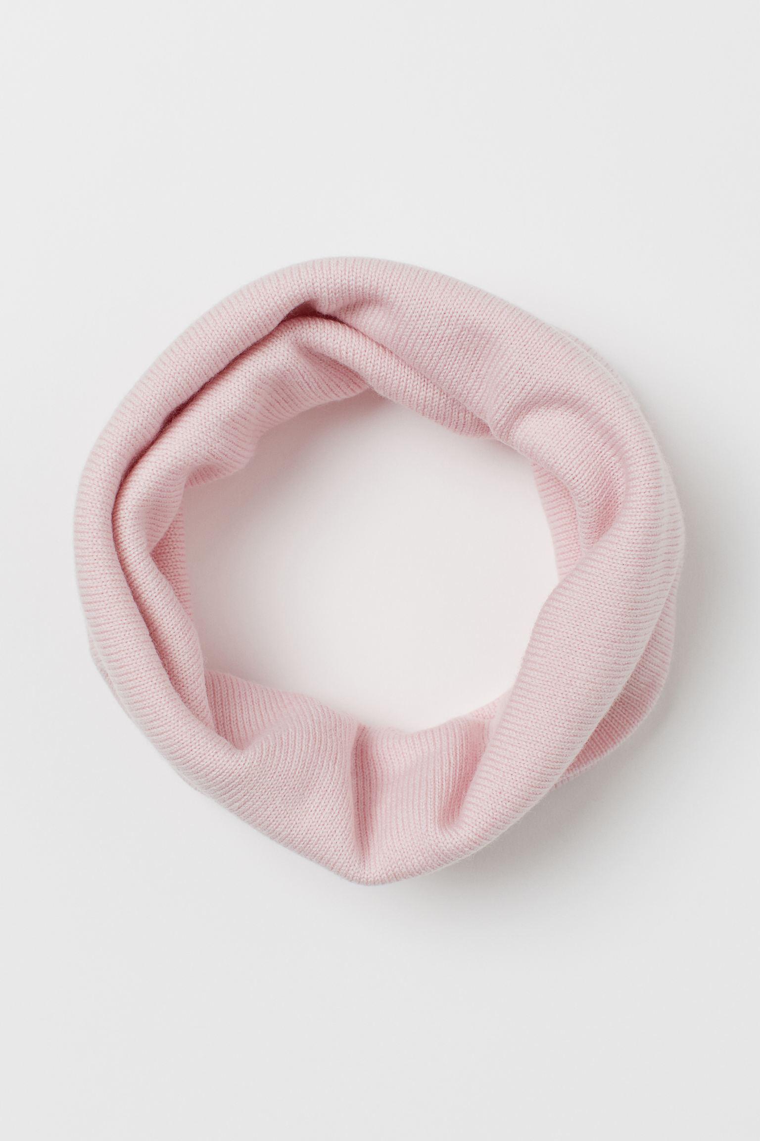 Шарф труба H&M 25x55 Світло-рожевий (8048792642)