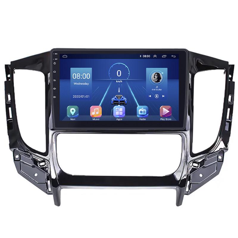 Автомагнитола штатная Lesko для Mitsubishi Pajero Sport III ver. 2 2015-2019 4/64Gb 4G Wi-Fi GPS Top 9" (30393428)