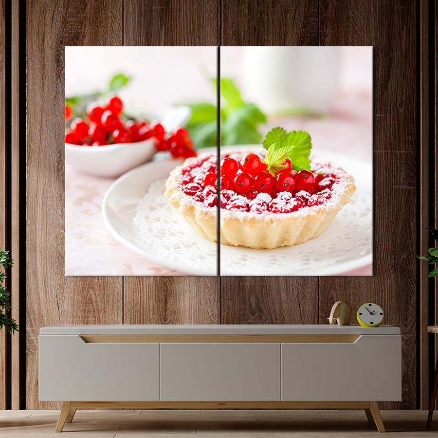 Настенний декор Тарталетка с красной смородиной 71x51 см (A359-2)