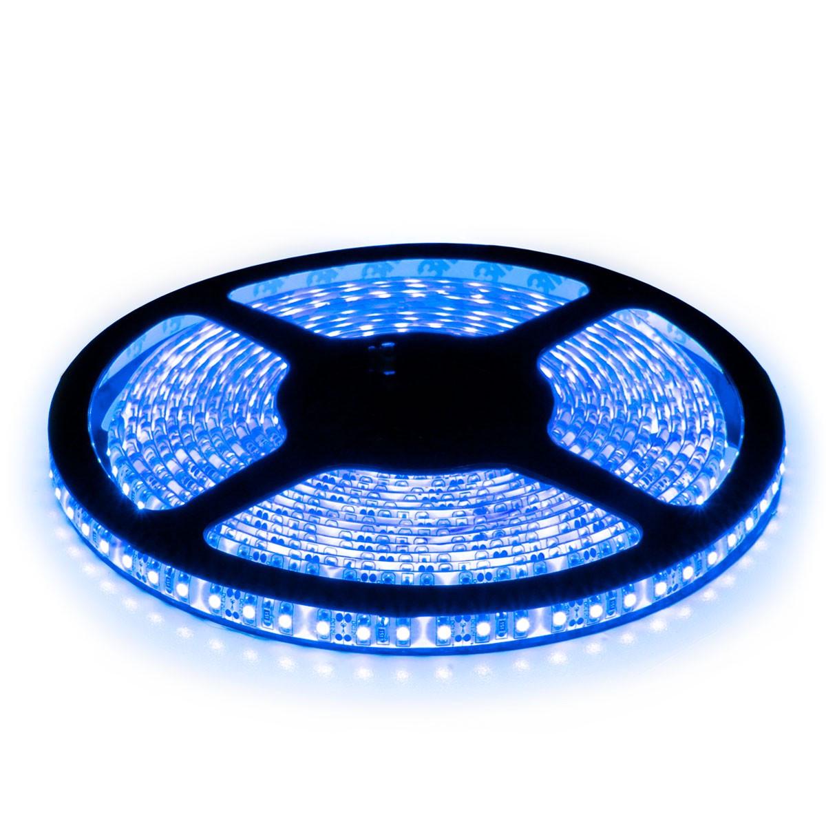 Світлодіодна стрічка LED 3528 Blue 60 12 V без силікону