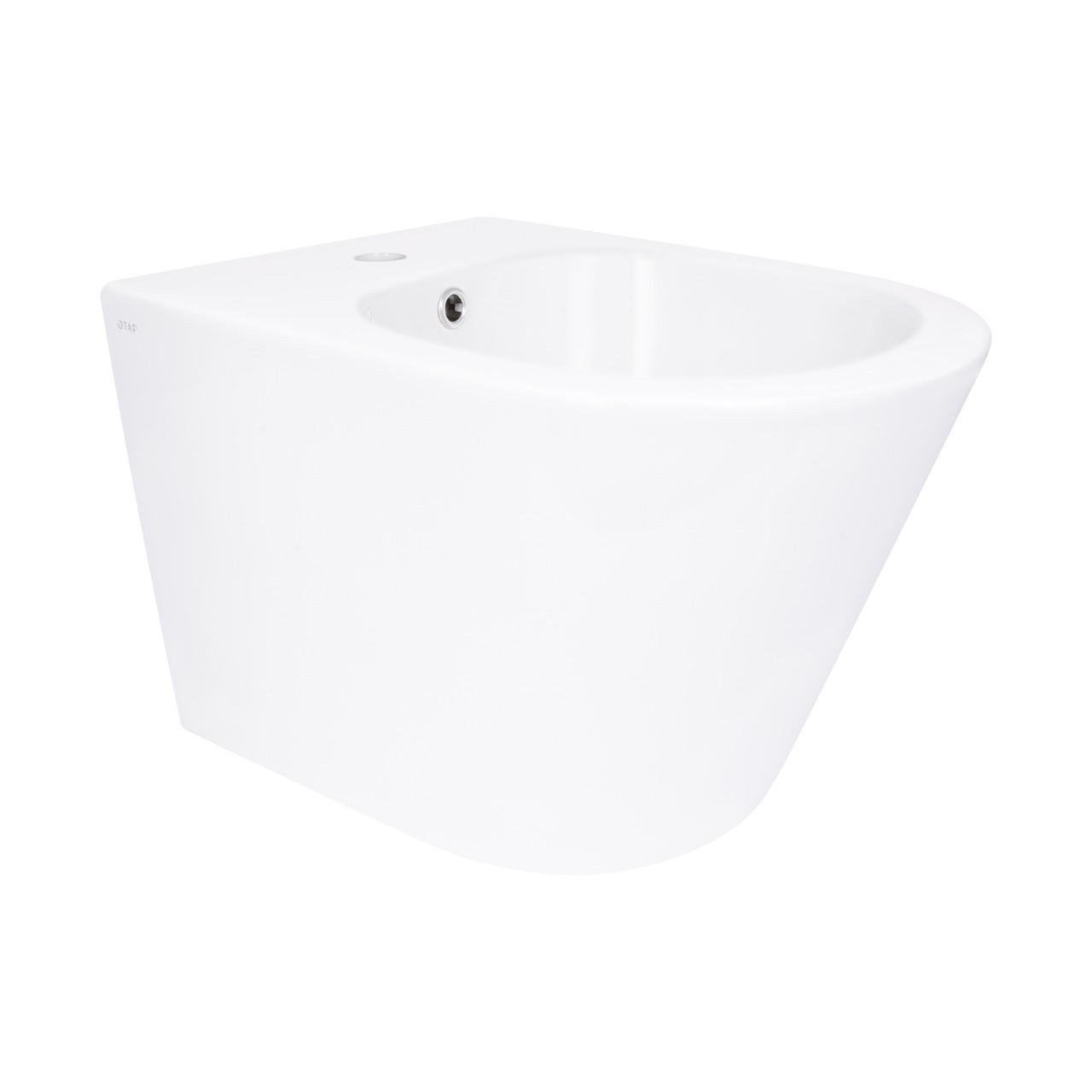 Биде подвесное Qtap Swan 485х360х320 мм White (QT16555379W)