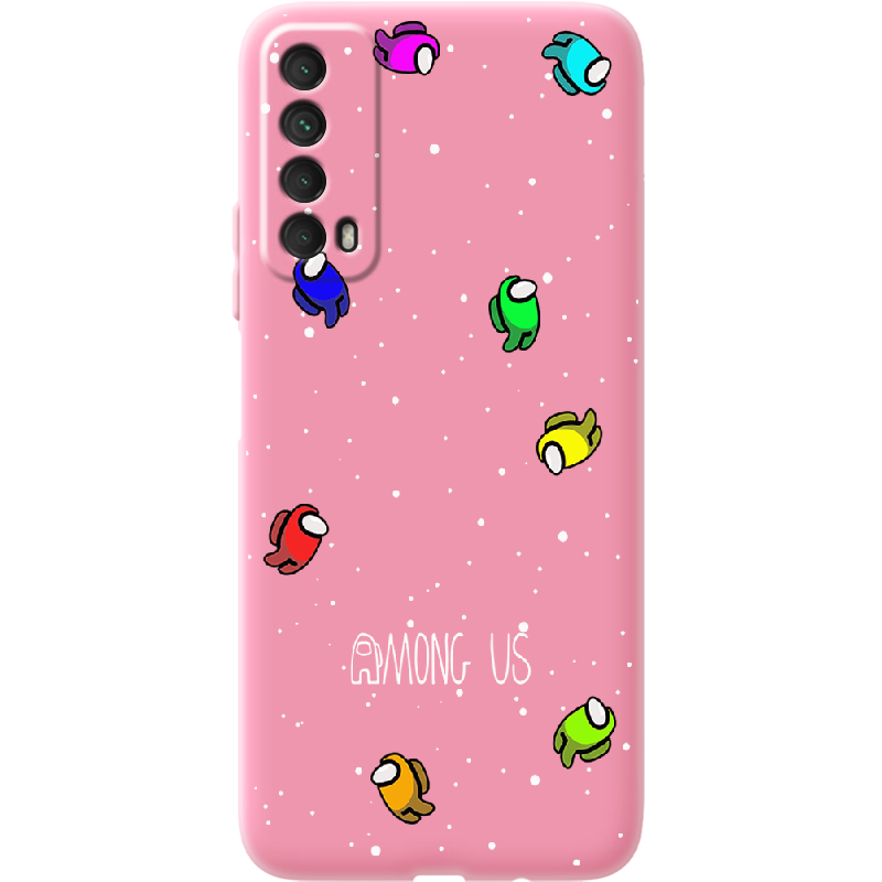 Чохол Boxface Huawei P Smart 2021 Among Us Invisible Рожевий силікон (41133-bk76-41821)