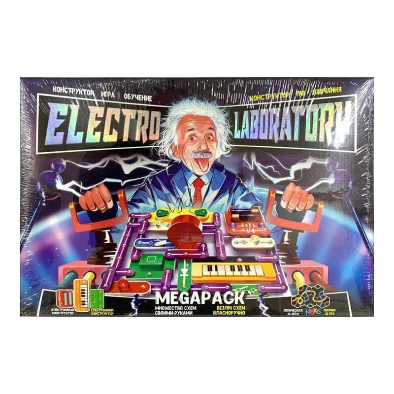 Электронный конструктор Danko Toys Electric Laboratory Megapack Elab-01-04 45,5x32x5 см (111015)