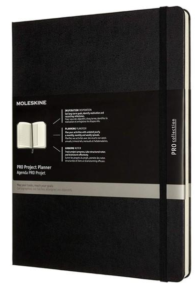 Блокнот-планер проектов Moleskine PRO большой Черный (DHBPRO4YX)