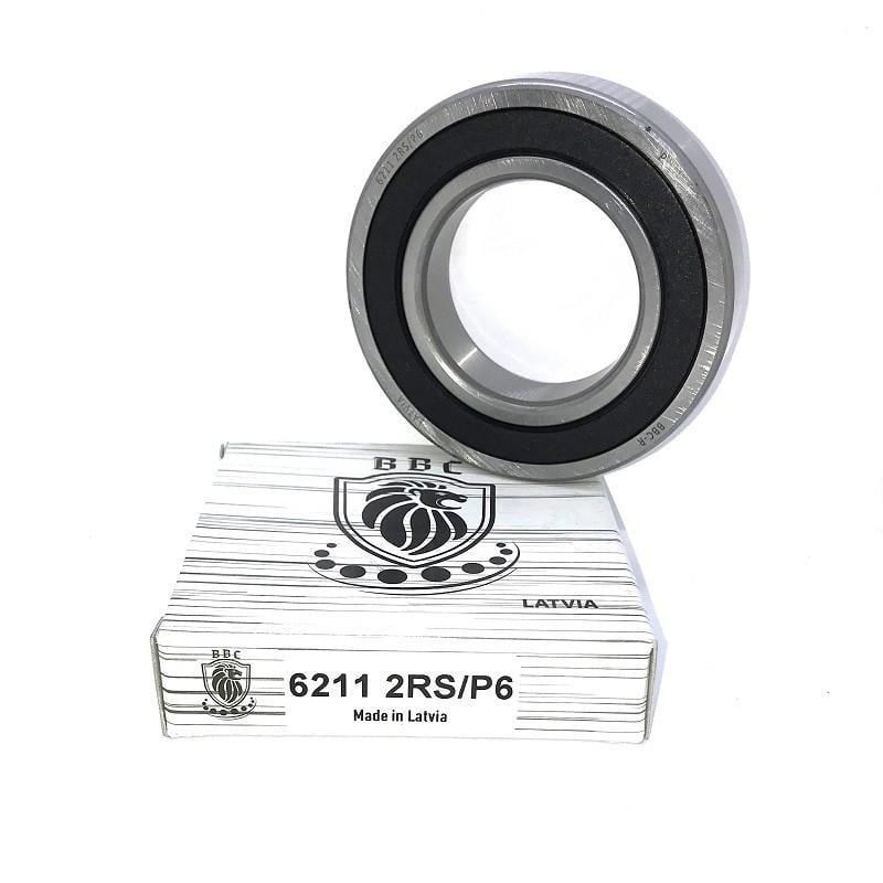 Подшипник BBC-R 6211 2RS/P6 55х100х21 мм (6-180211)