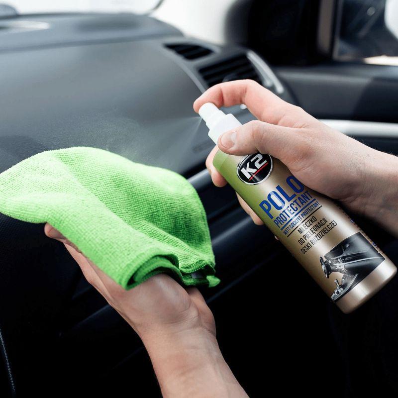 Полироль для пластика K2 Polo Protectant матовый 350 мл Прозрачный - фото 2 Полироль для пластика K2 Polo Protectant матовый 350 мл Прозрачный - фото 2